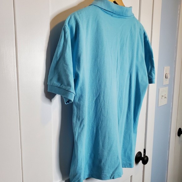 Lacoste 5 L Polo Shirt Men's Size Croc Alligator Logo Light Blue Short Sleeve - Picture 6 of 11